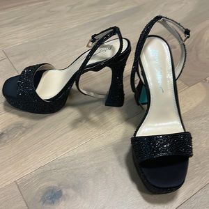 Brand new Betsey Johnson Beth Ankle Strap Rhinestone Platform